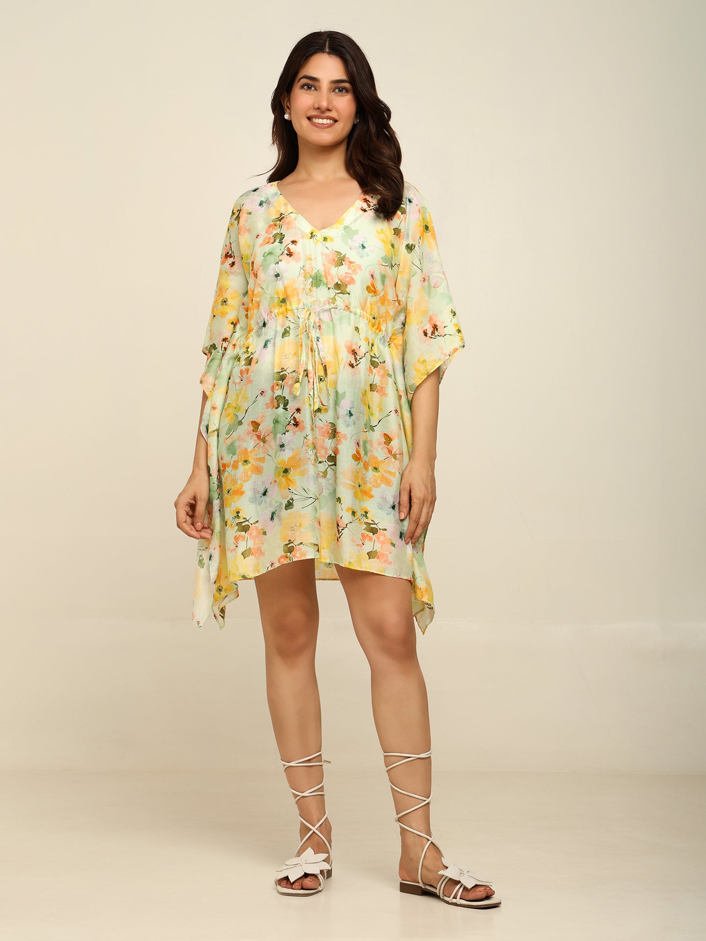 Green Short Kaftan