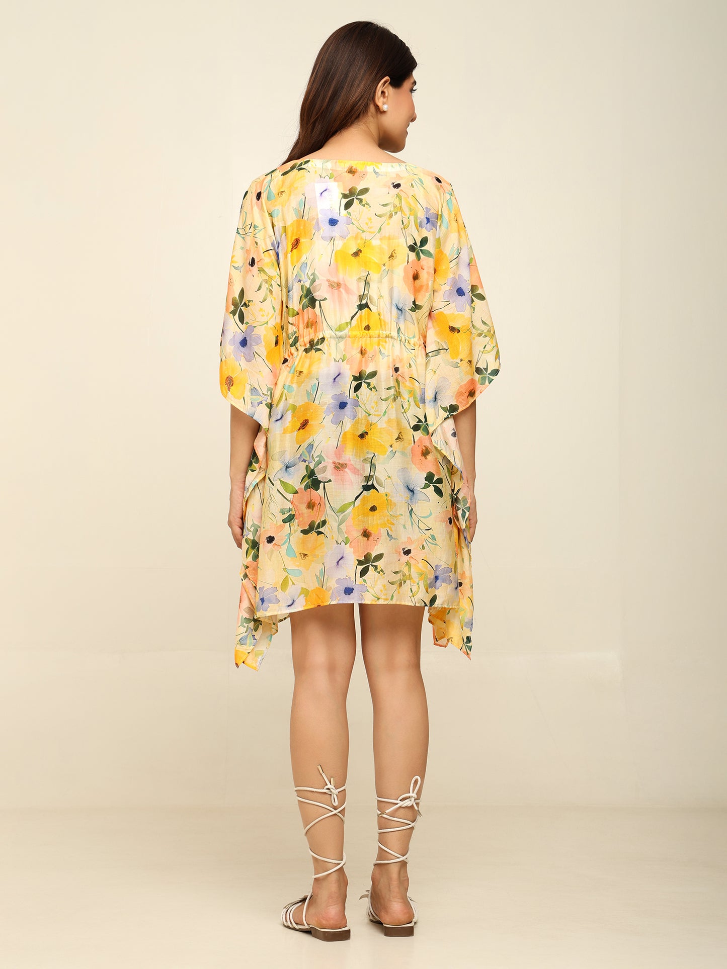 Yellow Short Kaftan
