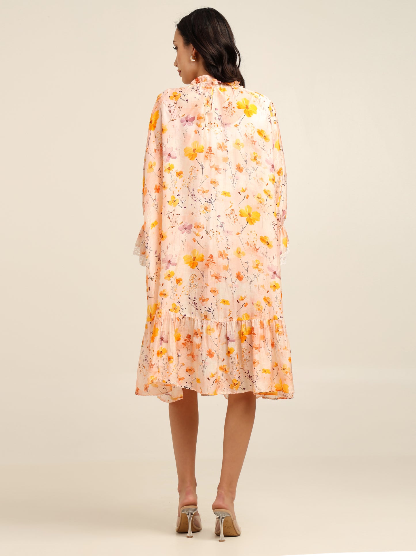 Sunset Meadow Smock Dress