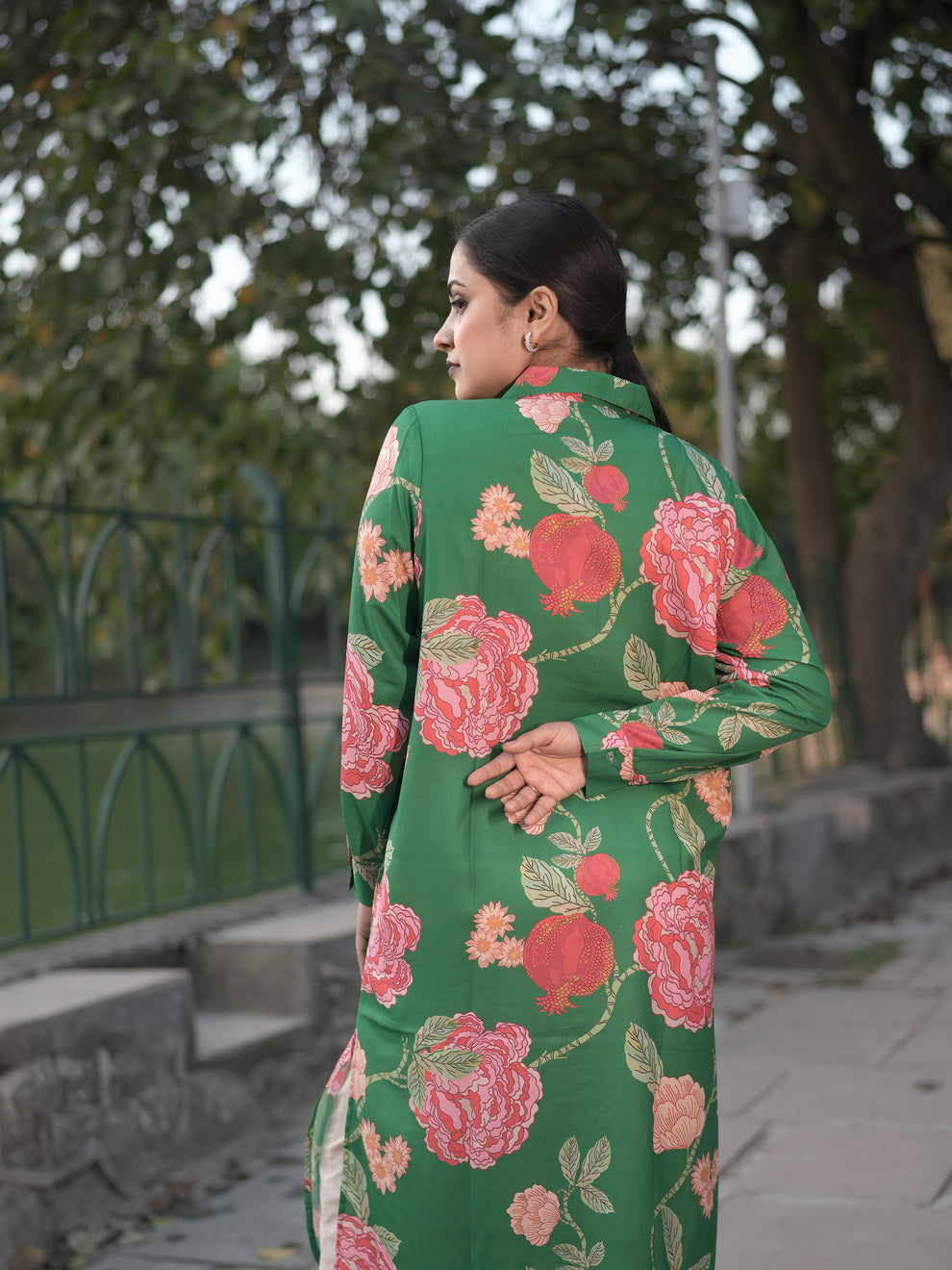 Emerald Bloom Kurti Sets