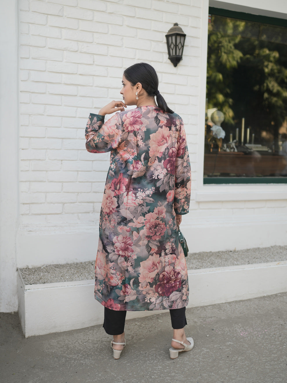 Smoky Petal Kurti Sets