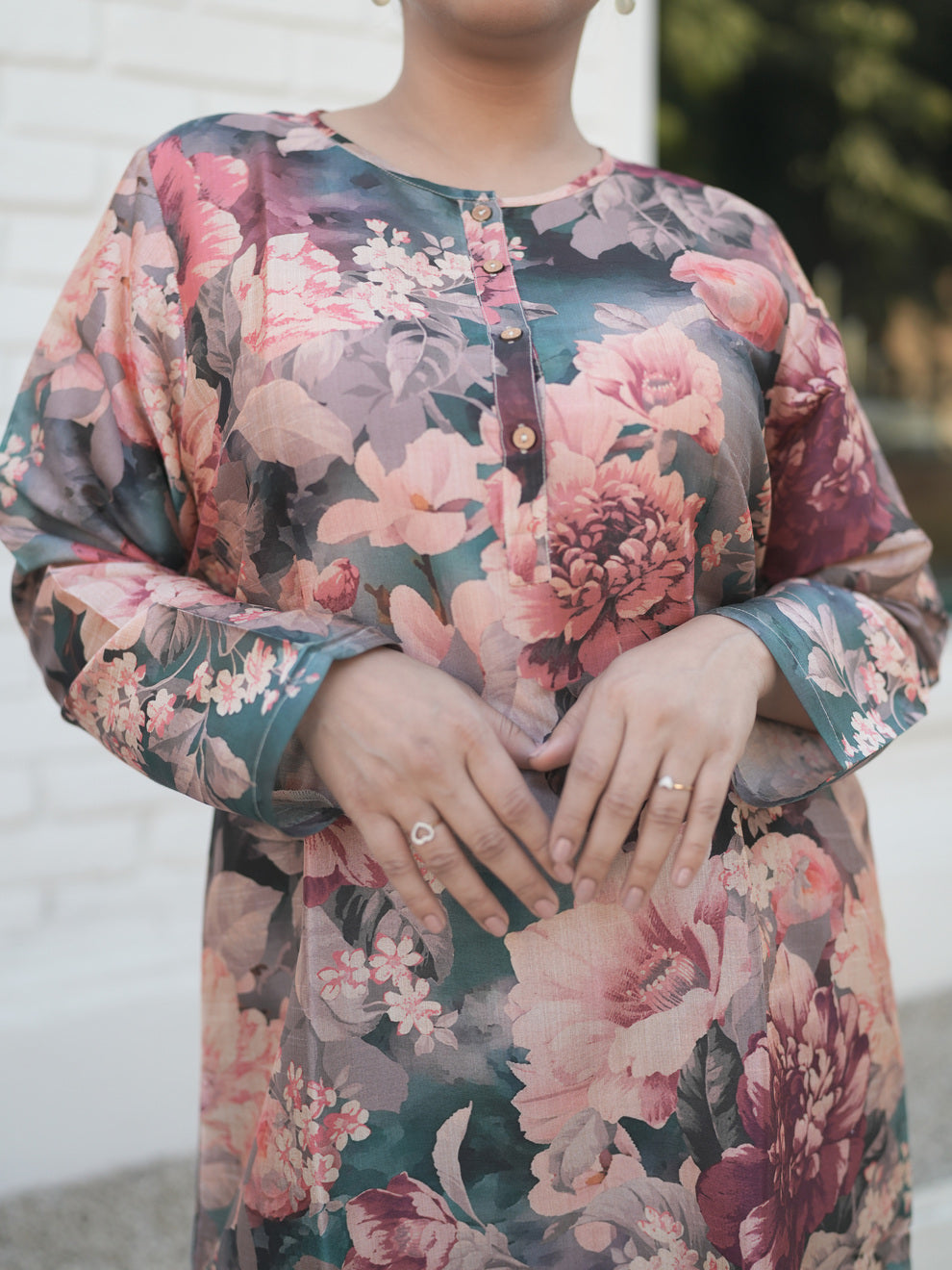 Smoky Petal Kurti Sets