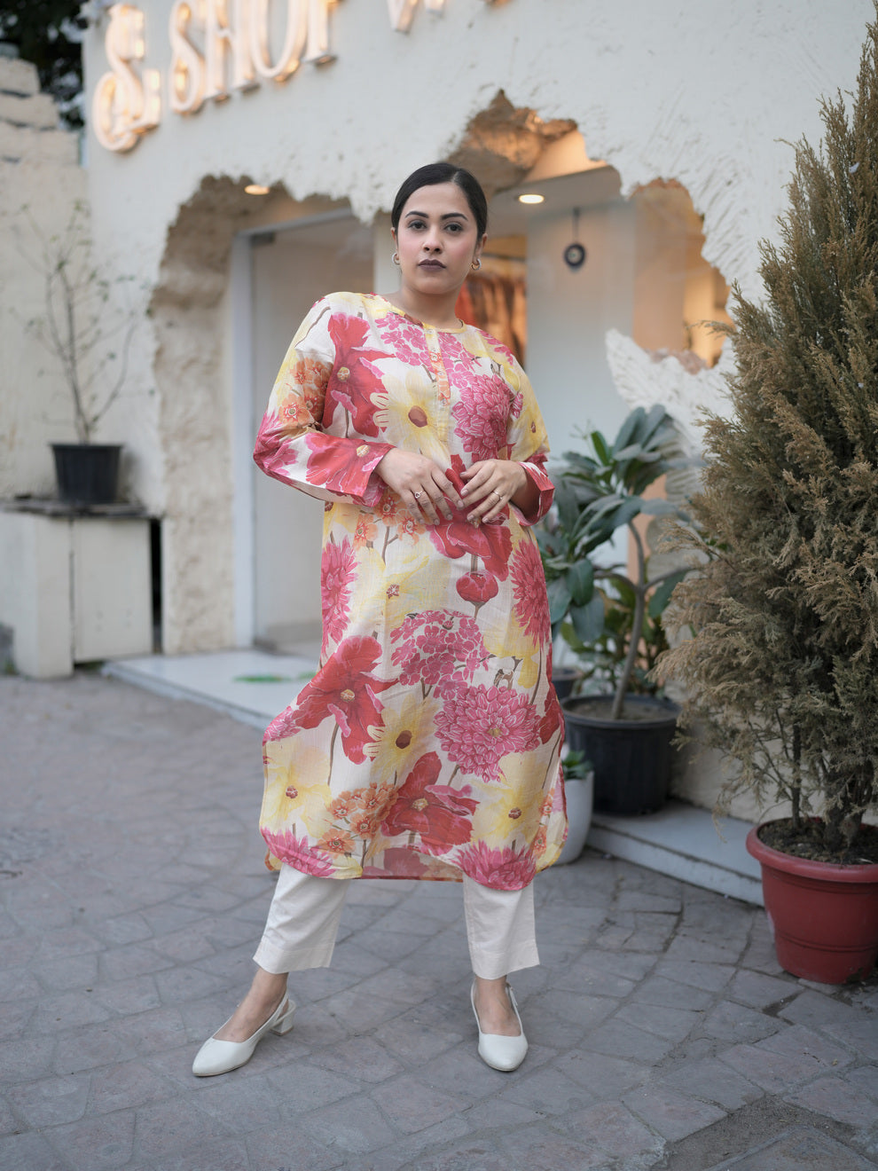 Sunset Bloom Kurti Sets
