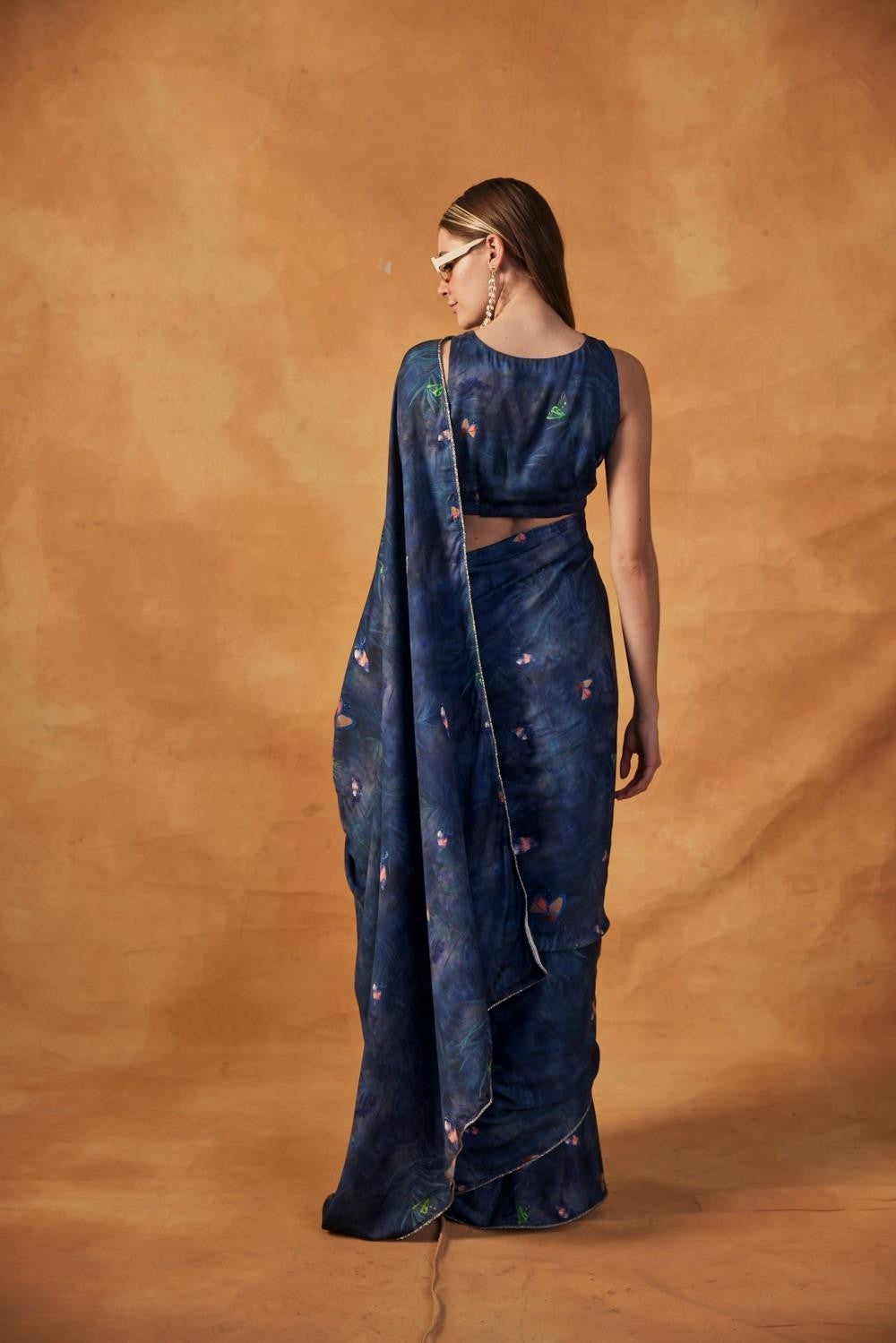 Starry Night Saree