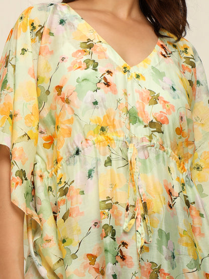 Green Short Kaftan