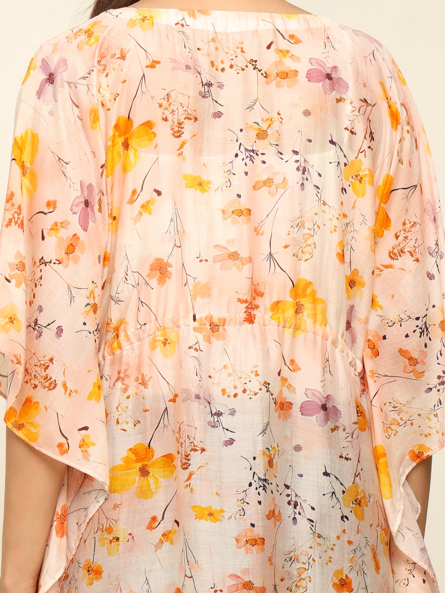 Peach Short Kaftan