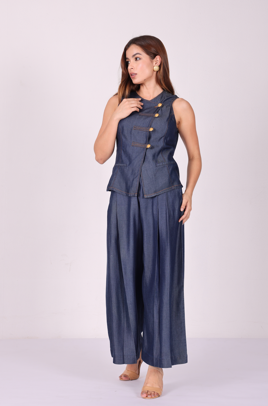 Indigo Atelier Tencel Co-Ord Set