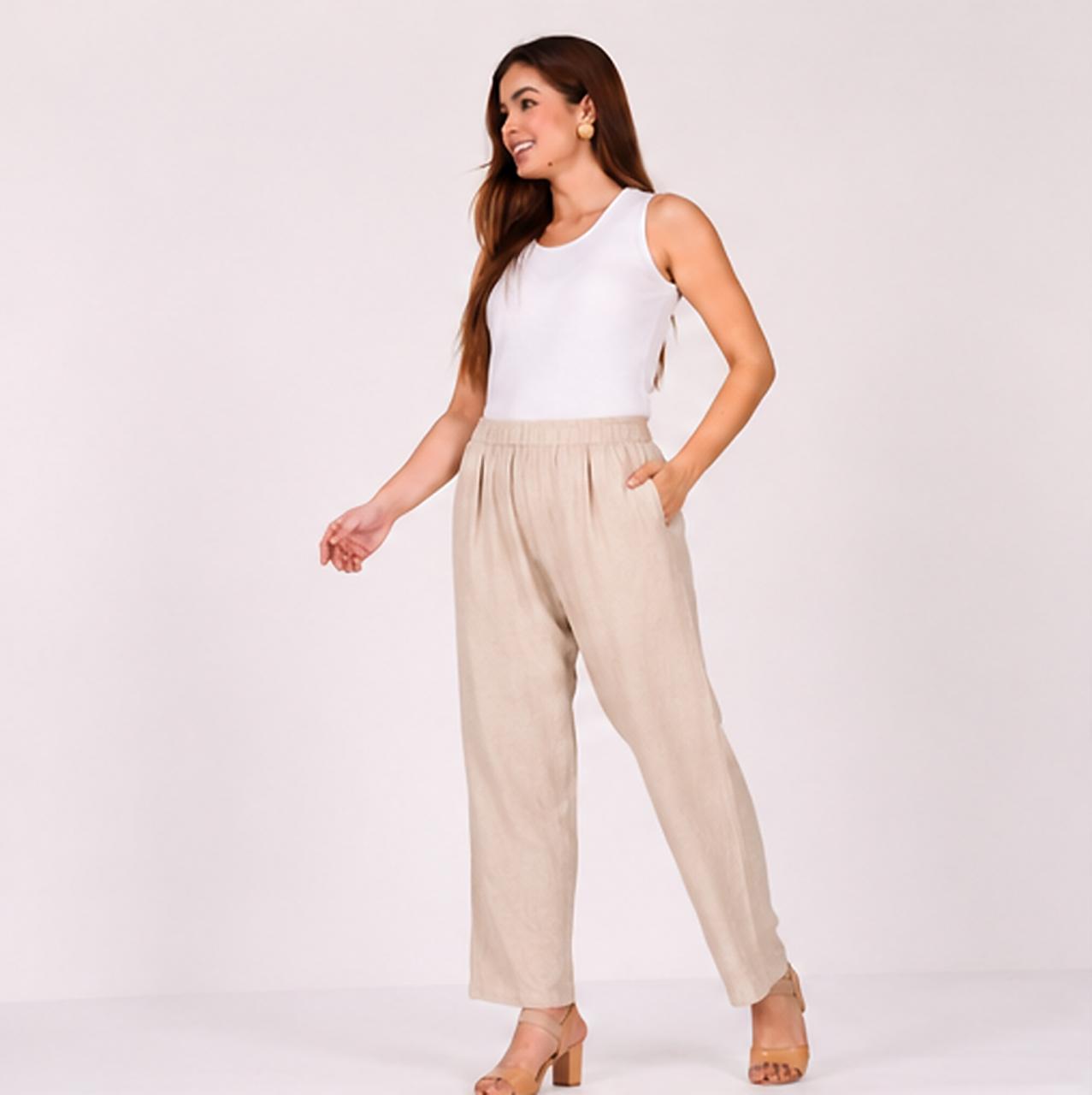 The Everyday Linen Pants – Beige