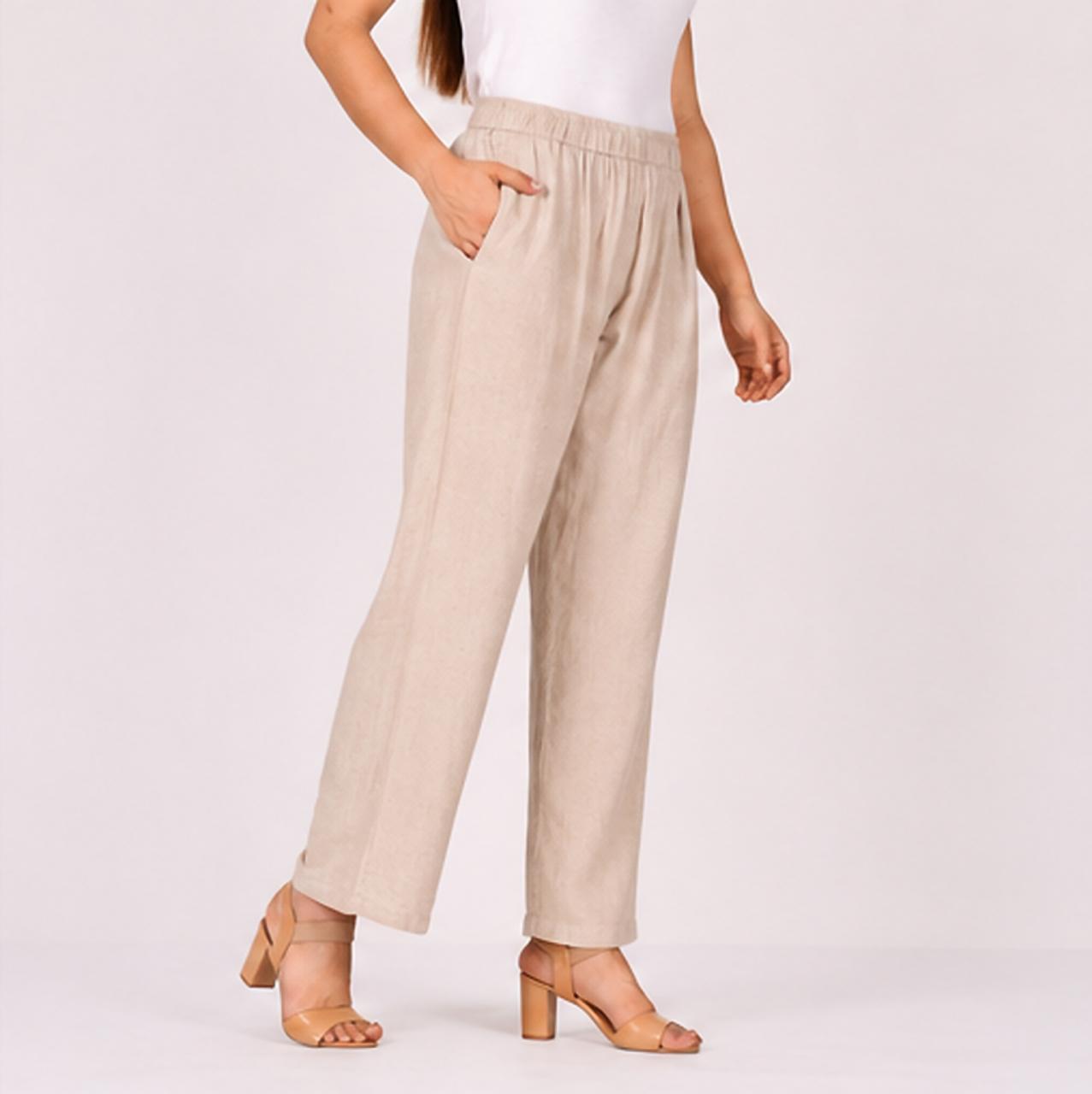 The Everyday Linen Pants – Beige