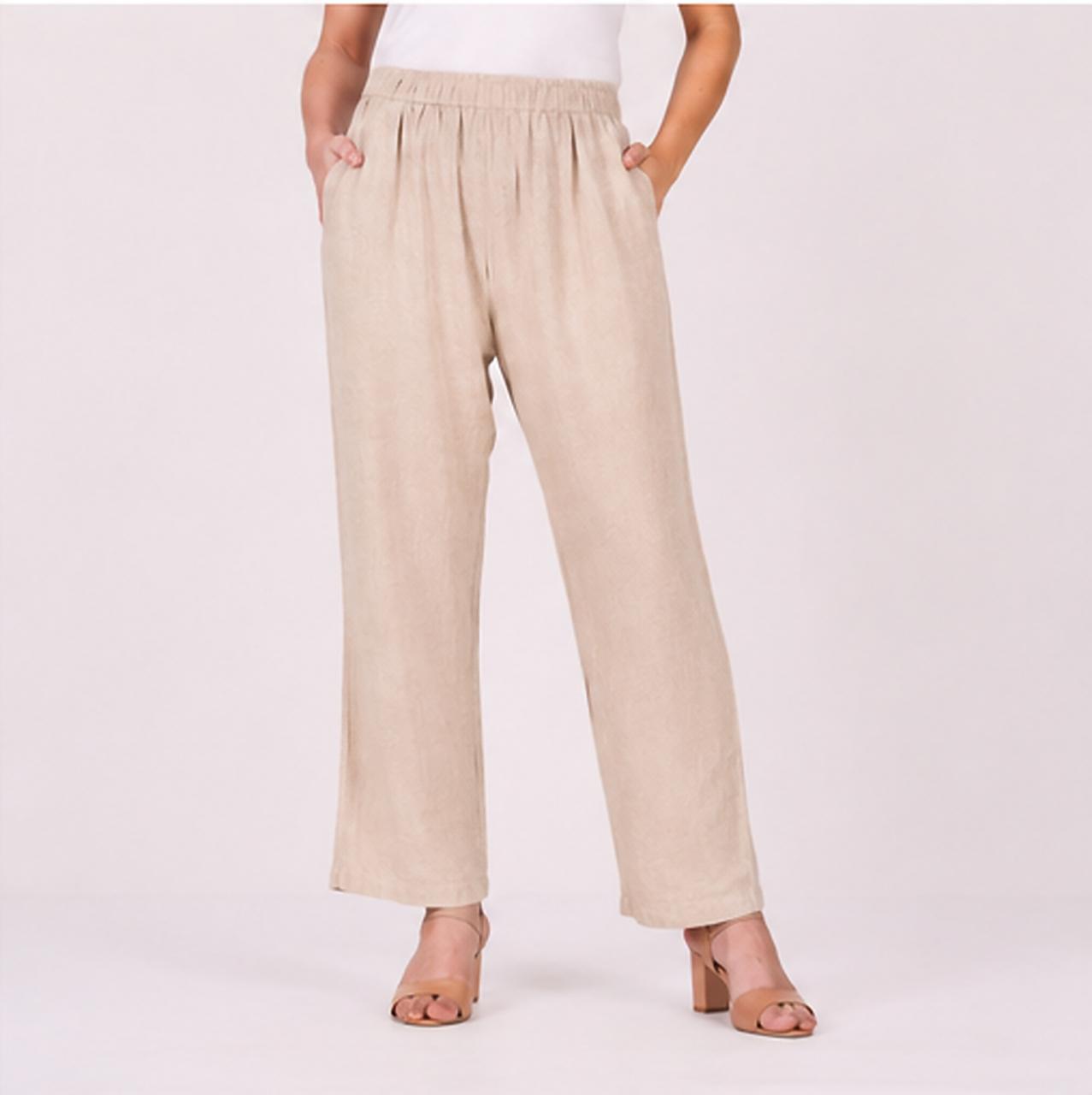 The Everyday Linen Pants – Beige